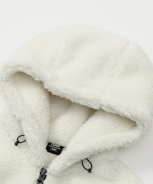FCMM(エフシーエムエム)の「FIELD BEAR FLEECE HOOD JUMPER/フィールドベアーフリースフードジャンパー(ブルゾン・メンズ・オフホワイト/ブラック・MEDIUM/LARGE)」の9枚目の写真