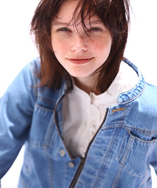 Kelen(ケレン)の「「KELEN / ケレン」DESIGN DENIM JACKET / BRET(デニムジャケット・レディース・ライトインディゴブルー・S/M)」の3枚目の写真