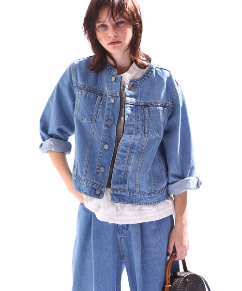 Kelen(ケレン)の「「KELEN / ケレン」DESIGN DENIM JACKET / BRET(デニムジャケット・レディース・ライトインディゴブルー・S/M)」の5枚目の写真