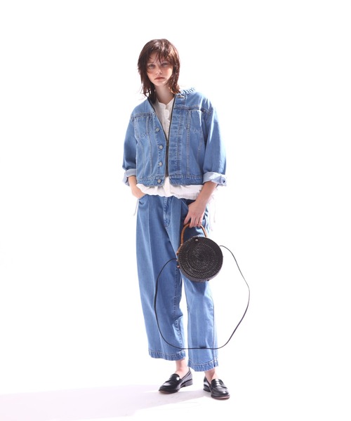 Kelen(ケレン)の「「KELEN / ケレン」DESIGN DENIM JACKET / BRET(デニムジャケット・レディース・ライトインディゴブルー・S/M)」の6枚目の写真