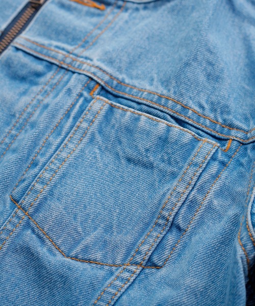 Kelen(ケレン)の「「KELEN / ケレン」DESIGN DENIM JACKET / BRET(デニムジャケット・レディース・ライトインディゴブルー・S/M)」の14枚目の写真