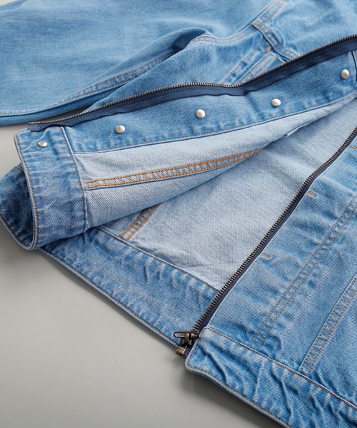 Kelen(ケレン)の「「KELEN / ケレン」DESIGN DENIM JACKET / BRET(デニムジャケット・レディース・ライトインディゴブルー・S/M)」の19枚目の写真