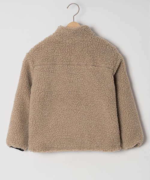 UNIVERSAL OVERALL（ユニバーサルオーバーオール）の「【 UNIVERSAL OVERALL / ユニバーサルオーバーオール 】 キッズ ボア ジャケット KIDS BOA JACKET UO-22AW-05 BOAJK DRE（ブルゾン・キッズ・その他1/アイボリー・140/120/150/130）」の10枚目の写真