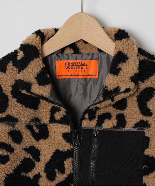UNIVERSAL OVERALL（ユニバーサルオーバーオール）の「【 UNIVERSAL OVERALL / ユニバーサルオーバーオール 】 キッズ ボア ジャケット KIDS BOA JACKET UO-22AW-05 BOAJK DRE（ブルゾン・キッズ・その他1/アイボリー・140/120/150/130）」の11枚目の写真
