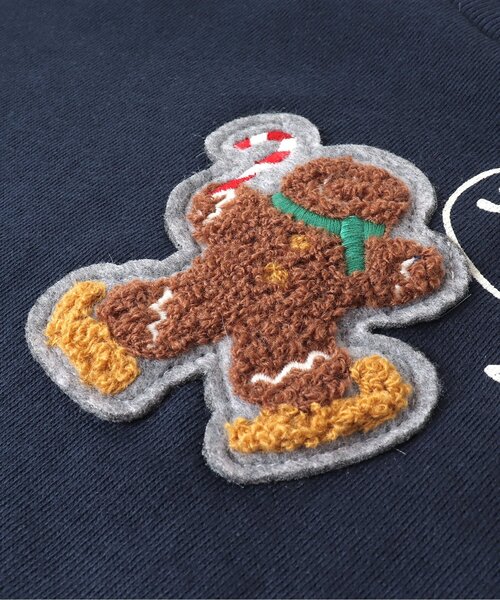 BREEZE（ブリーズ）の「【プチプラ★10色10柄】クリスマストレーナー（スウェット・キッズ・グリーン/イエロー/レインボー/ピンク/レッド/キナリ/ブラウン/サックスブルー/ネイビー/チャコール・100/110/120/130/80/90/140）」の19枚目の写真