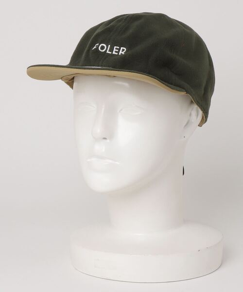 POLeR（ポーラー）の「POLeR/ポーラー　REVERSIBLE FLEECE CAP リバーシブルフリースキャップ（キャップ・メンズ・ベージュ/オレンジ/ブラック/オリーブ系・F）」の8枚目の写真