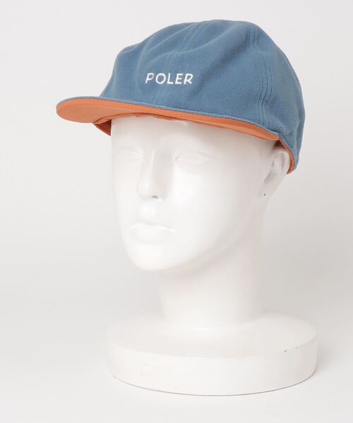 POLeR（ポーラー）の「POLeR/ポーラー　REVERSIBLE FLEECE CAP リバーシブルフリースキャップ（キャップ・メンズ・ベージュ/オレンジ/ブラック/オリーブ系・F）」の9枚目の写真