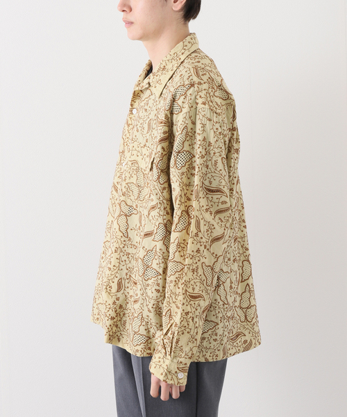 niche.(ニッチ)の「【Niche. / ニッチ】EMB Sandwich OpenCollarShirts(シャツ/ブラウス・メンズ・ベージュ・MEDIUM/LARGE)」の4枚目の写真