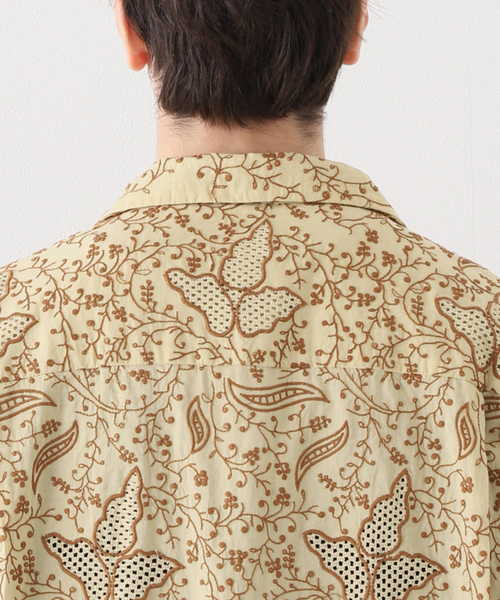 niche.(ニッチ)の「【Niche. / ニッチ】EMB Sandwich OpenCollarShirts(シャツ/ブラウス・メンズ・ベージュ・MEDIUM/LARGE)」の7枚目の写真