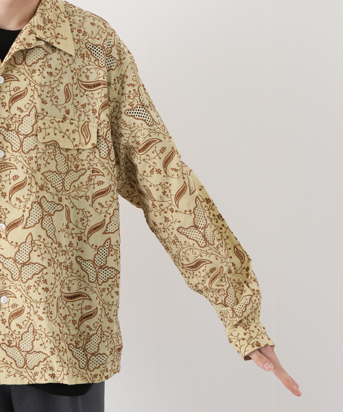 niche.(ニッチ)の「【Niche. / ニッチ】EMB Sandwich OpenCollarShirts(シャツ/ブラウス・メンズ・ベージュ・MEDIUM/LARGE)」の8枚目の写真