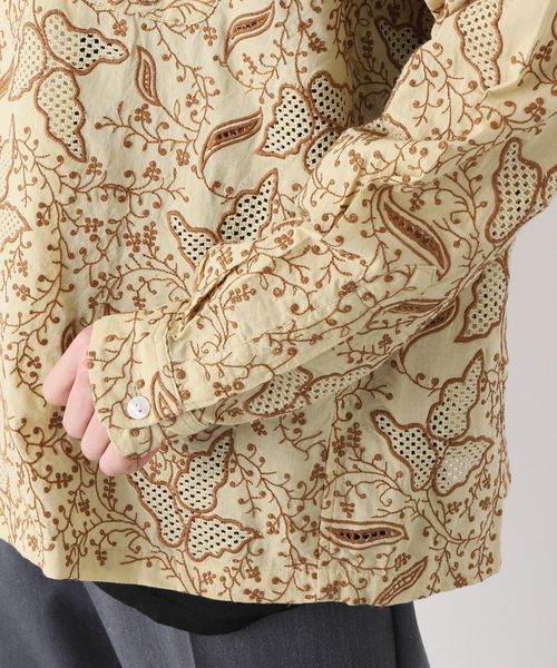 niche.(ニッチ)の「【Niche. / ニッチ】EMB Sandwich OpenCollarShirts(シャツ/ブラウス・メンズ・ベージュ・MEDIUM/LARGE)」の9枚目の写真