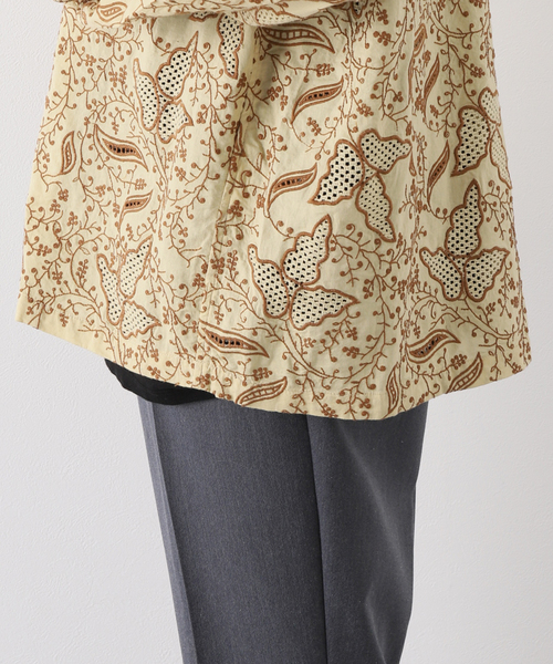niche.(ニッチ)の「【Niche. / ニッチ】EMB Sandwich OpenCollarShirts(シャツ/ブラウス・メンズ・ベージュ・MEDIUM/LARGE)」の12枚目の写真