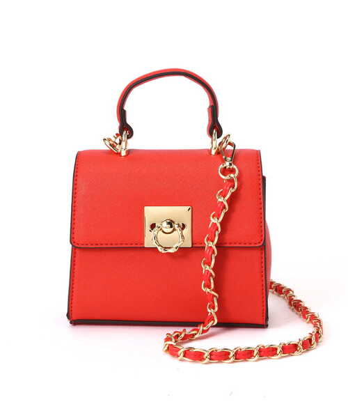 N.（N. Natural Beauty Basic）（エヌエヌナチュラルビューティーベーシック）の「◆チェーンミニショルダーバッグ（ショルダーバッグ・レディース・ブラック/シルバー/レッド・ﾌﾘ-）」の18枚目の写真