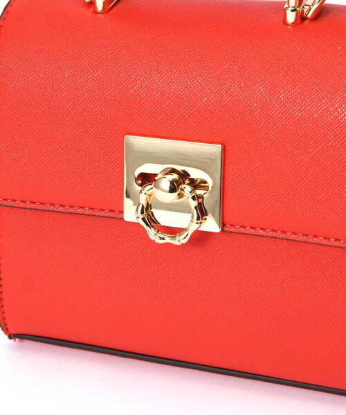 N.（N. Natural Beauty Basic）（エヌエヌナチュラルビューティーベーシック）の「◆チェーンミニショルダーバッグ（ショルダーバッグ・レディース・ブラック/シルバー/レッド・ﾌﾘ-）」の15枚目の写真