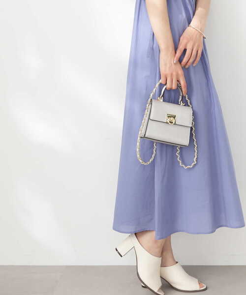 N.（N. Natural Beauty Basic）（エヌエヌナチュラルビューティーベーシック）の「◆チェーンミニショルダーバッグ（ショルダーバッグ・レディース・ブラック/シルバー/レッド・ﾌﾘ-）」の11枚目の写真