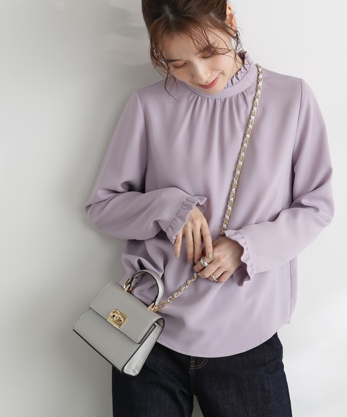 N.（N. Natural Beauty Basic）（エヌエヌナチュラルビューティーベーシック）の「◆チェーンミニショルダーバッグ（ショルダーバッグ・レディース・ブラック/シルバー/レッド・ﾌﾘ-）」の3枚目の写真