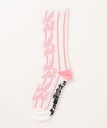 E4893 PINK MOTEL ストライプソックス