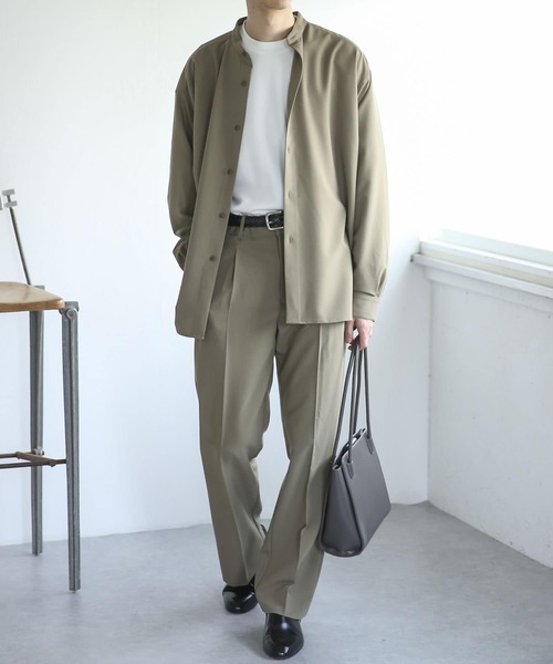 SENSE OF PLACE by URBAN RESEARCH（センスオブプレイスバイアーバンリサーチ）の「ロングハンドルスクエアバッグ（トートバッグ・メンズ・グレー/ブラック/ブラウン・ONE）」の4枚目の写真