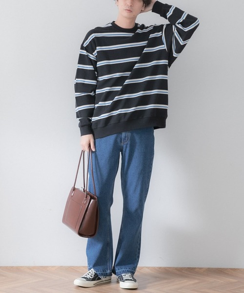 SENSE OF PLACE by URBAN RESEARCH（センスオブプレイスバイアーバンリサーチ）の「ロングハンドルスクエアバッグ（トートバッグ・メンズ・グレー/ブラック/ブラウン・ONE）」の9枚目の写真