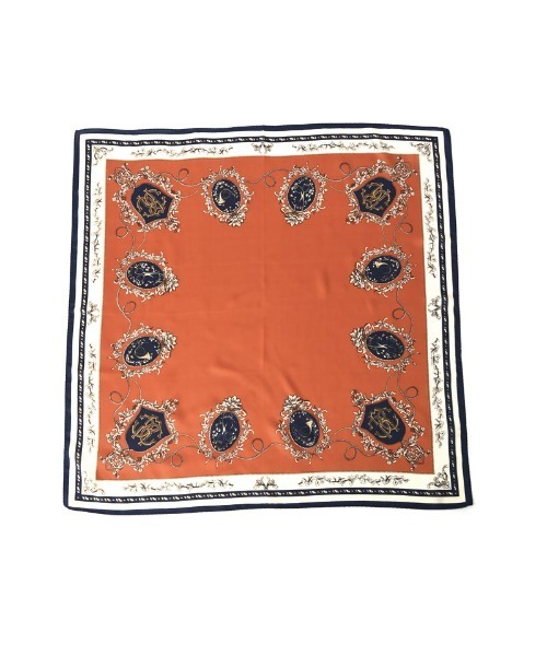 marjour（マージュール）の「VINTAGE LIKE SCARF（バンダナ/スカーフ・レディース・オレンジ・FREE）」の6枚目の写真