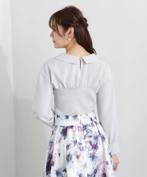 PROPORTION BODY DRESSING(プロポーションボディドレッシング)の「ベアドッキングブラウス / 1213110102(シャツ/ブラウス・レディース・ホワイト系その他/ブルー/ブラック・FREE)」の22枚目の写真