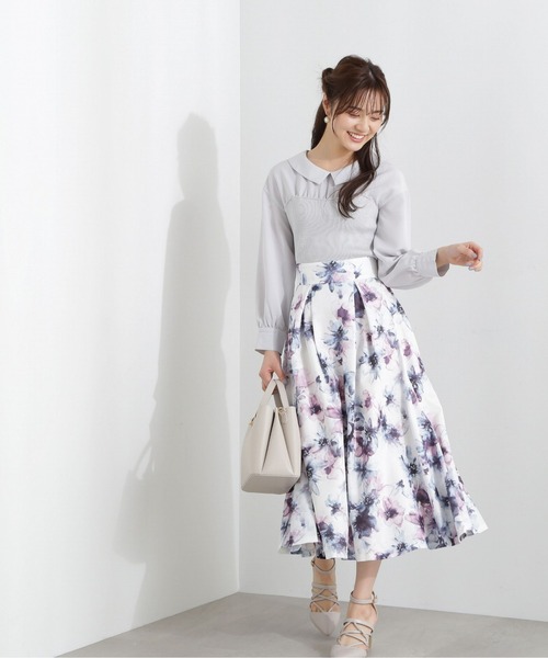 PROPORTION BODY DRESSING(プロポーションボディドレッシング)の「ベアドッキングブラウス / 1213110102(シャツ/ブラウス・レディース・ホワイト系その他/ブルー/ブラック・FREE)」の10枚目の写真