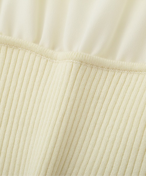 PROPORTION BODY DRESSING(プロポーションボディドレッシング)の「ベアドッキングブラウス / 1213110102(シャツ/ブラウス・レディース・ホワイト系その他/ブルー/ブラック・FREE)」の5枚目の写真