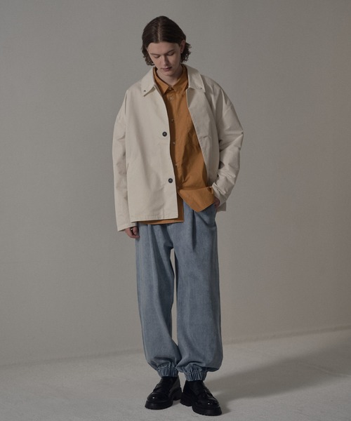 DOOPZ（ドープス）の「ナイロンコーチジャケット（ナイロンジャケット・メンズ・ブラック/ナチュラル/ブルー・SMALL/MEDIUM/LARGE）」の17枚目の写真