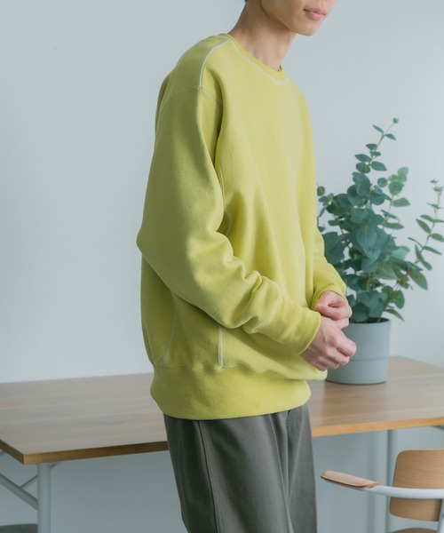 FORK&SPOON（フォークアンドスプーン）の「『ユニセックス』FORK&SPOON　クルーネックスウェット（スウェット・メンズ・グリーン系その他/グレー/アイボリー・4/5）」の22枚目の写真