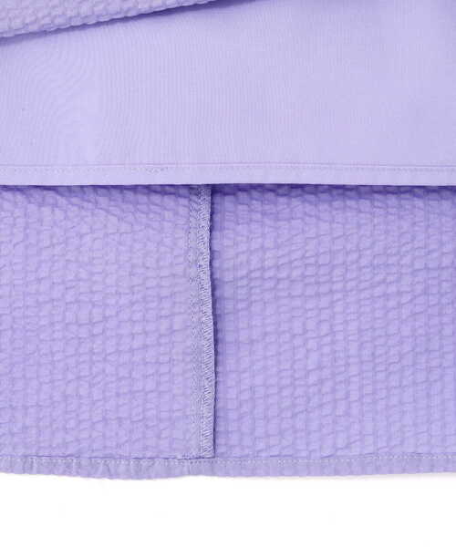 N.（N. Natural Beauty Basic）（エヌエヌナチュラルビューティーベーシック）の「【S Size Line】◆フロントシャーリングＡラインワンピース（ワンピース・レディース・ブラック/パープル・MEDIUM/SMALL）」の21枚目の写真