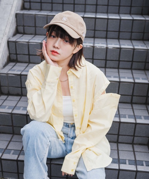 WEGO(ウィゴー)の「WEGO/マルチWAYカラーシャツ(シャツ/ブラウス・レディース・ブルー系その他4/その他2/ホワイト/その他1/パープル系その他4/イエロー系その他5・FREE)」の22枚目の写真