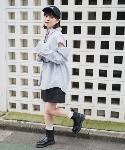 WEGO(ウィゴー)の「WEGO/マルチWAYカラーシャツ(シャツ/ブラウス・レディース・ブルー系その他4/その他2/ホワイト/その他1/パープル系その他4/イエロー系その他5・FREE)」の15枚目の写真