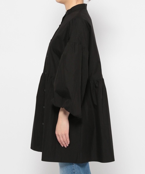 LOWRYS FARM（ローリーズファーム）の「フリルチュニックワンピース　176300（ワンピース・レディース・ブラック/ホワイト/ベージュ/ブラウン・FREE）」の14枚目の写真