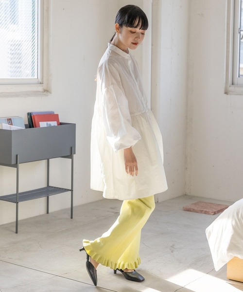 新品未使用　ローリーズファーム　フリルチュニックブラウス LOWRYS FARM｜フリルチュニックブラウス | Rakuten Fashion(楽天