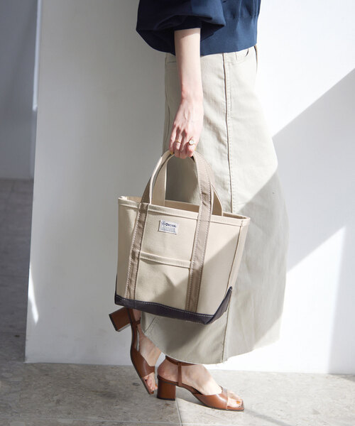 SLOBE IENA（スローブイエナ）の「【ORCIVAL/オーシバル】SLOBE別注 24OZ HAMPUトートバッグ（トートバッグ・レディース・ベージュ/ナチュラル・FREE）」の2枚目の写真