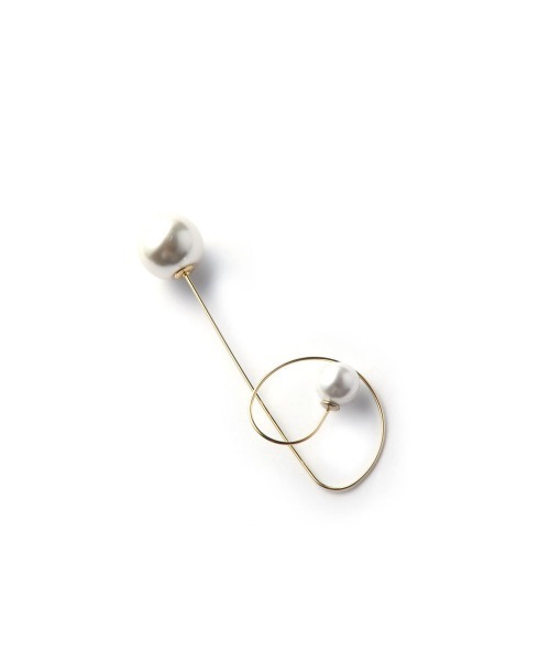 marjour（マージュール）の「WIRE PEARL PIERCE（ピアス（両耳用）・レディース・ゴールド・FREE）」の9枚目の写真