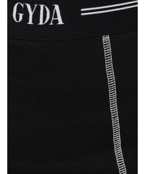 GYDA（ジェイダ）の「ウエストGYDAラインバンテージスカートライクショートパンツ（スカート・レディース・ブラック/オフホワイト・FREE）」の16枚目の写真