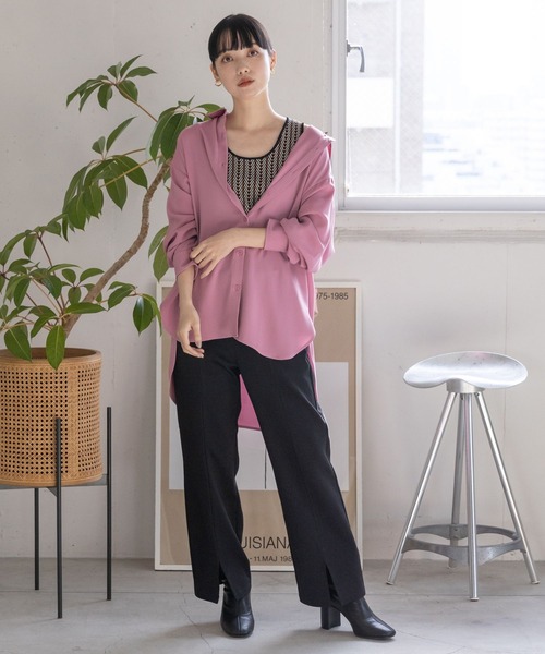 LOWRYS FARM（ローリーズファーム）の「キカガラアソートタンク　190498（Tシャツ/カットソー・レディース・ブラック/ホワイト/ブラウン/グリーン/グリーン系その他・FREE）」の15枚目の写真