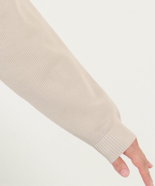 ikka(イッカ)の「【2点セット】ワッフルニットカーデインナーセット(ニット/セーター・メンズ・ベージュ/グリーン/ブルー・S/M/L/XL)」の14枚目の写真
