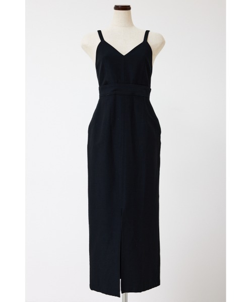 SLY（スライ）の「LIMITED ITEM 2WAY JUMPER SK 2ウェイ ジャンパースカート 限定（ジャンパースカート・レディース・ブラック/マルチ・1/2）」の3枚目の写真