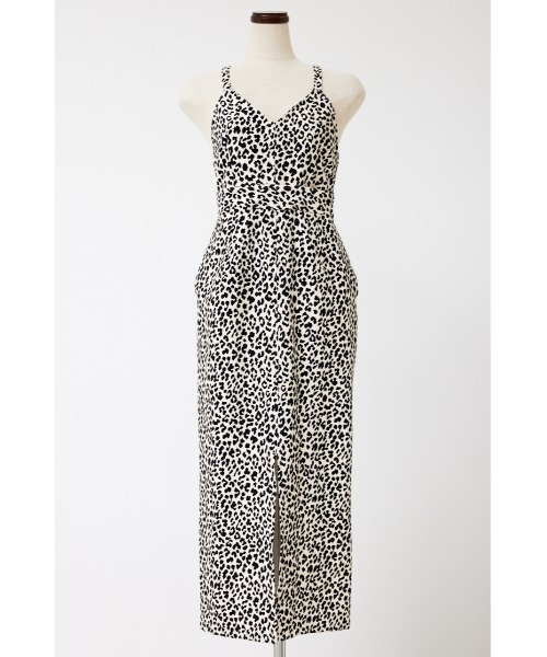 SLY（スライ）の「LIMITED ITEM 2WAY JUMPER SK 2ウェイ ジャンパースカート 限定（ジャンパースカート・レディース・ブラック/マルチ・1/2）」の4枚目の写真