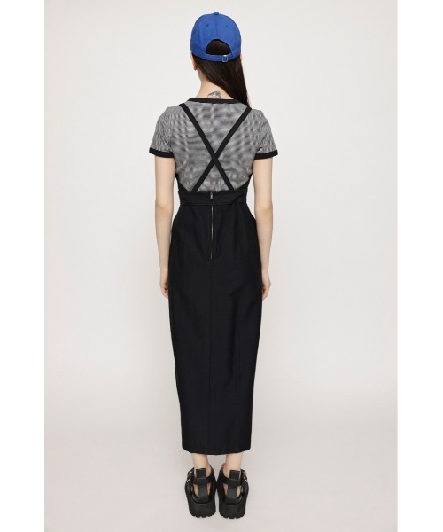 SLY（スライ）の「LIMITED ITEM 2WAY JUMPER SK 2ウェイ ジャンパースカート 限定（ジャンパースカート・レディース・ブラック/マルチ・1/2）」の8枚目の写真