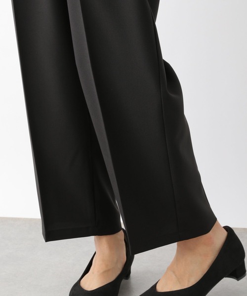 LEPSIM（レプシィム）の「キレイめタックテーパードパンツ　173170（スラックス・レディース・グリーン/ベージュ系その他/ブラック・MEDIUM/LARGE）」の14枚目の写真