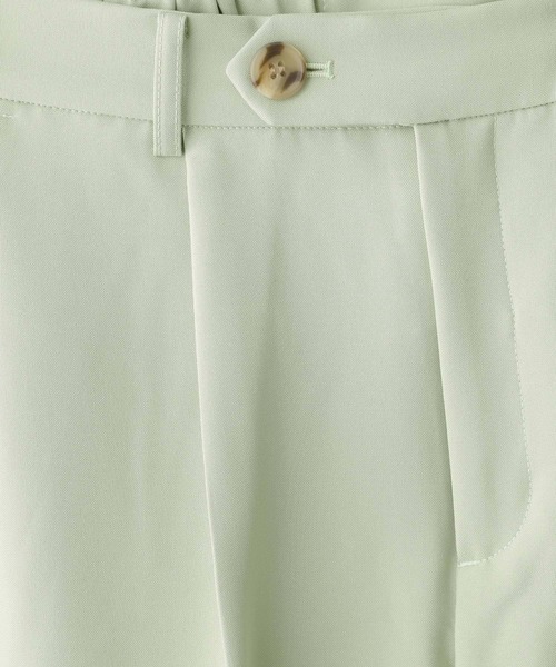 LEPSIM（レプシィム）の「キレイめタックテーパードパンツ　173170（スラックス・レディース・グリーン/ベージュ系その他/ブラック・MEDIUM/LARGE）」の11枚目の写真