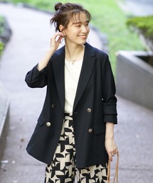 N.（N. Natural Beauty Basic） | 【WEB限定】【S Size Line】◆リスタビュールテーラードダブルジャケット(テーラードジャケット)