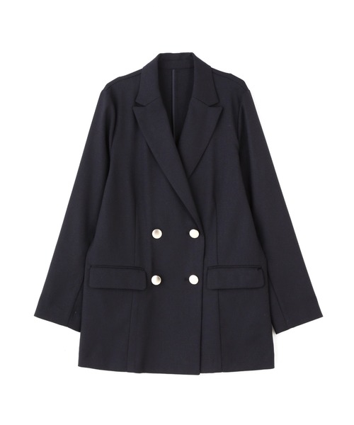 N.(N. Natural Beauty Basic)(エヌエヌナチュラルビューティーベーシック)の「【S Size Line】◆リスタビュールテーラードダブルジャケット(テーラードジャケット・レディース・ベージュ/ネイビー/杢グレー・SMALL/MEDIUM)」の18枚目の写真