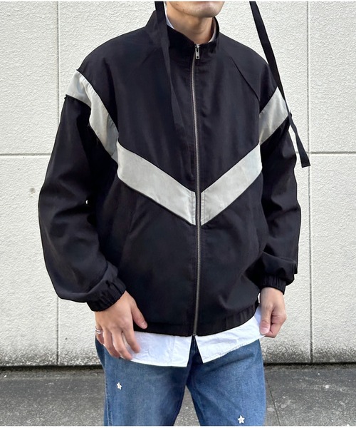 CPCM(シーピーシーエム)の「ピーチミリタリートラックジャケット(ブルゾン・メンズ・カーキ/ネイビー/ブラック・MEDIUM/LARGE)」の5枚目の写真