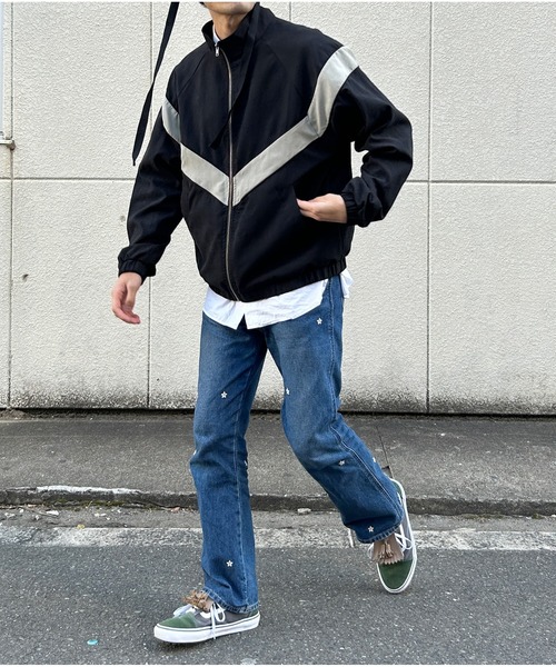 CPCM(シーピーシーエム)の「ピーチミリタリートラックジャケット(ブルゾン・メンズ・カーキ/ネイビー/ブラック・MEDIUM/LARGE)」の9枚目の写真