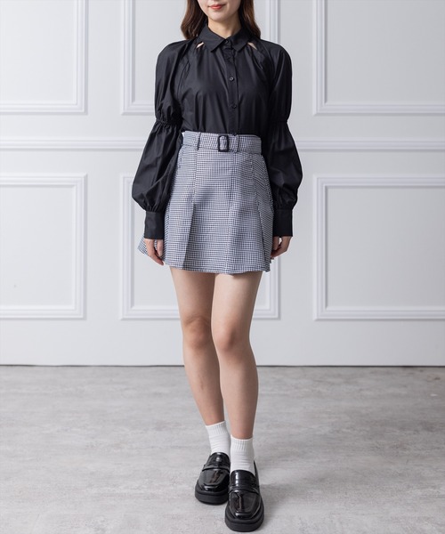 clear（クリア）の「インパン付きミニスカート（スカート・レディース・ブラック/ブラック系その他・S/M）」の14枚目の写真