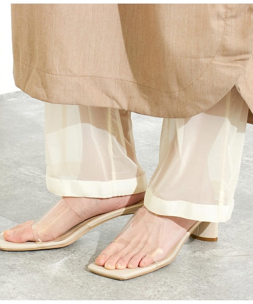 メッシュシアーワイドレギンス